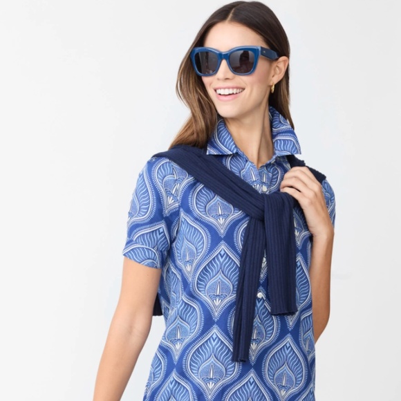 NWT J. McLaughlin Teresa Dress, Size L in Neo Tangier Geo - Picture 3 of 7